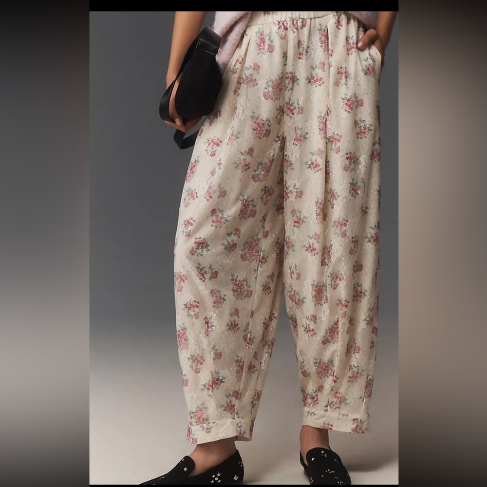 Maeve Floral Lace Pants - Picture 2 of 5